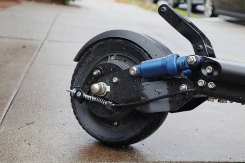 TurboWheel Swift rear wheel with tire and suspension