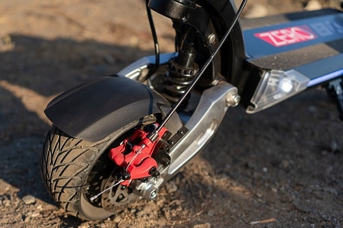 Zero 8X front electric motor and suspension