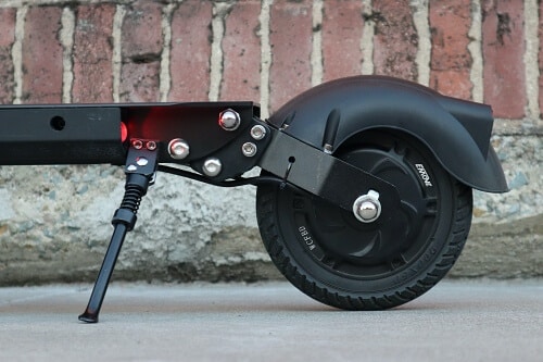 Rear drum brake of Touring electric scooter