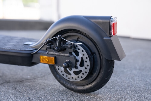 Apollo Air electric scooter - rear tire and brake