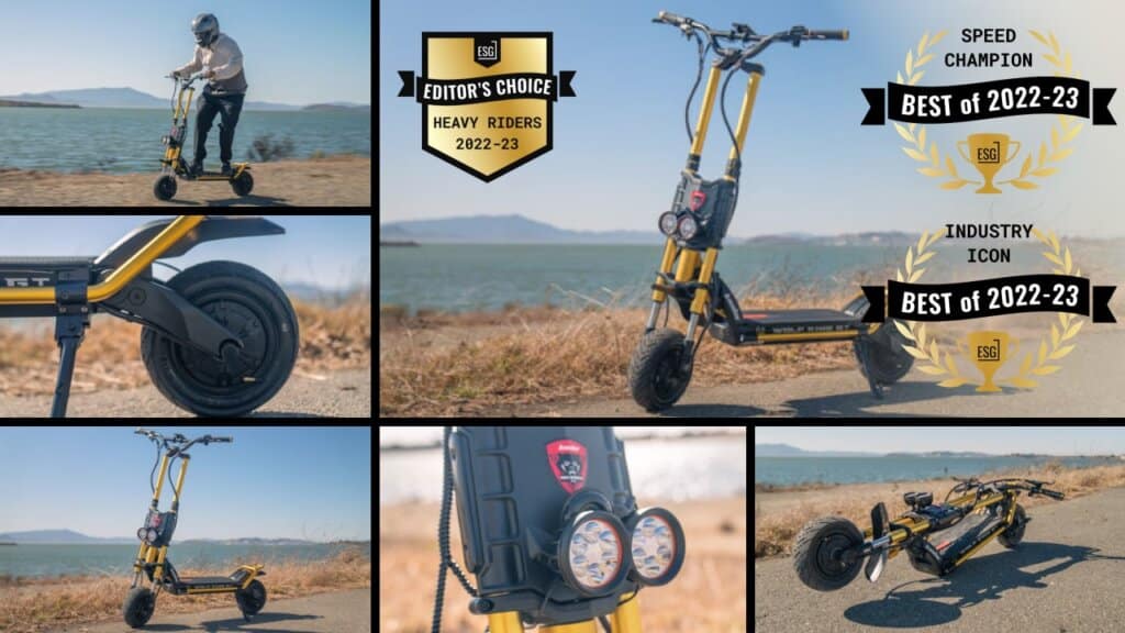 Kaabo Wolf King GT (Best Electric Scooters for Heavy Riders List)